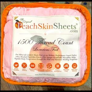 Peach Skin Sheets